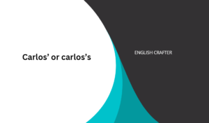 Carlos Or Carlos S Carlos Or Carlos S